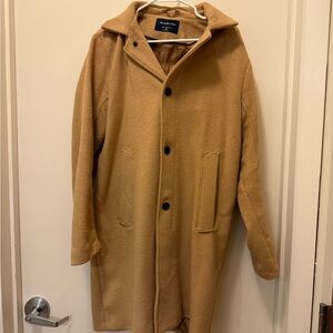 Abercrombie & Fitch Camel Trench Coat